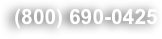 (800) 690-0425